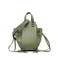 Loewe Hammock Mini 2-Way Shoulder Bag Avocado Green Leather