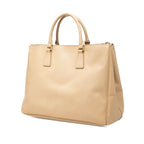 Prada Galleria Handbag Beige Saffiano Leather — view 2