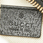 Gucci GG Velvet Shoulder Bag Wine Red Black — view 8