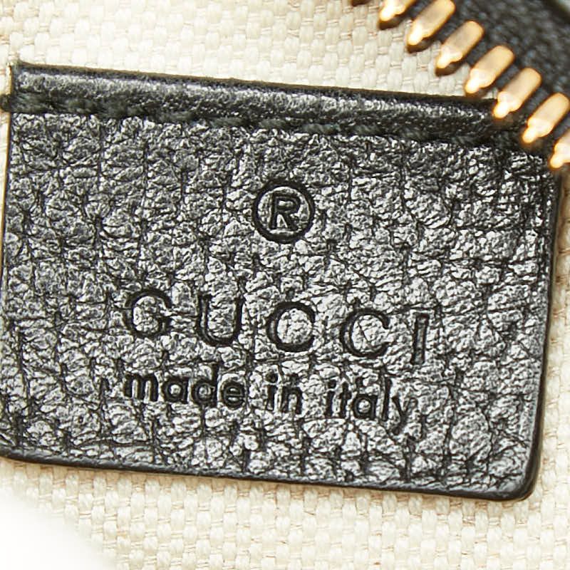 Gucci GG Velvet Shoulder Bag Wine Red Black — view 8