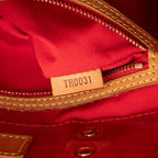Louis Vuitton Monogram Vernis Reade MM Tote Bag Rouge Patent Leather — view 6