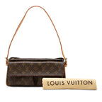 Louis Vuitton Monogram Viva-Cite MM Shoulder Bag Brown Leather — view 7