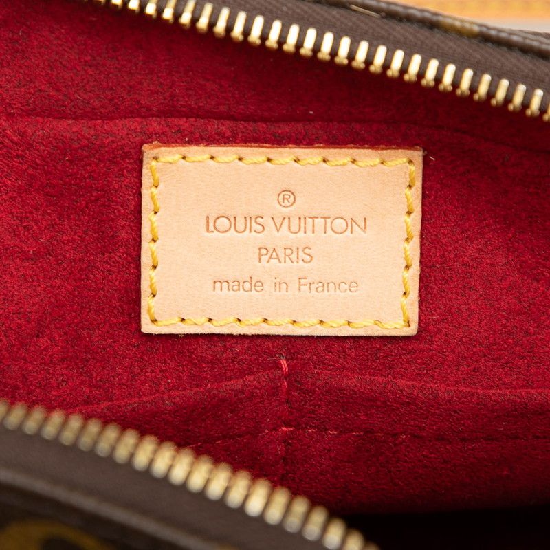 Louis Vuitton Monogram Viva-Cite MM Shoulder Bag Brown Leather — view 5