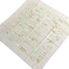 Hermes Scarf Carre 90 Light Pink Light Brown Multi Paddock