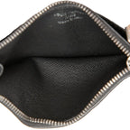 Louis Vuitton Monogram Eclipse Reverse Coin Card Holder Purse Case Fragment — view 4