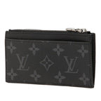 Louis Vuitton Monogram Eclipse Reverse Coin Card Holder Purse Case Fragment — view 2