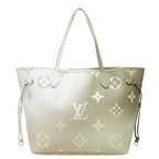 Louis Vuitton Monogram Gradient Neverfull MM Tote Shoulder Bag Sunset Khaki