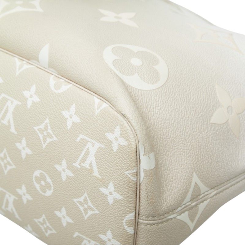 Louis Vuitton Monogram Gradient Neverfull MM Tote Shoulder Bag Sunset Khaki — view 5