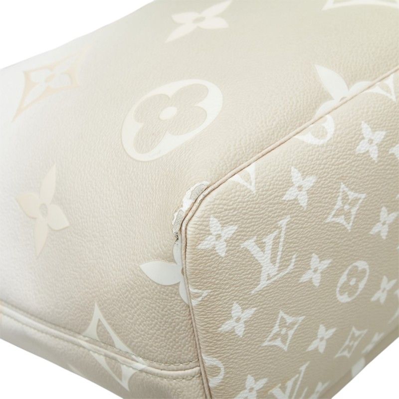 Louis Vuitton Monogram Gradient Neverfull MM Tote Shoulder Bag Sunset Khaki — view 6