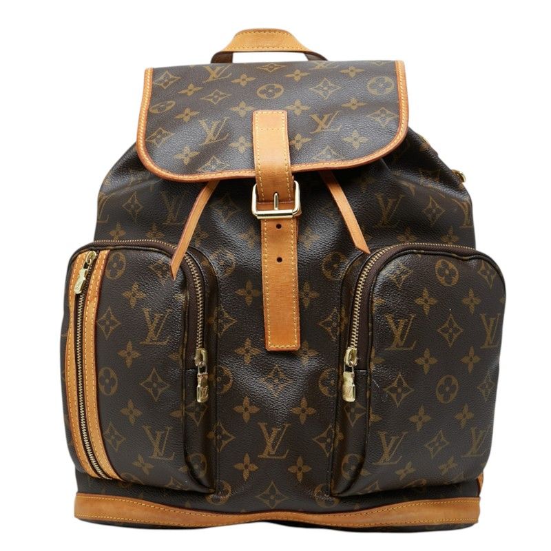 Louis Vuitton Monogram Sac a Dos Bosphore Backpack Brown Leather