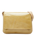 Louis Vuitton Monogram Vernis Thompson Street Shoulder Bag Beige Patent Leather
