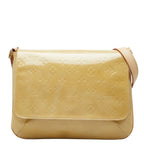 Louis Vuitton Monogram Vernis Thompson Street Shoulder Bag Beige Patent Leather