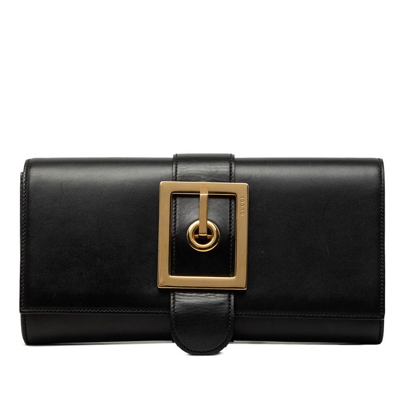Gucci Clutch Black Leather