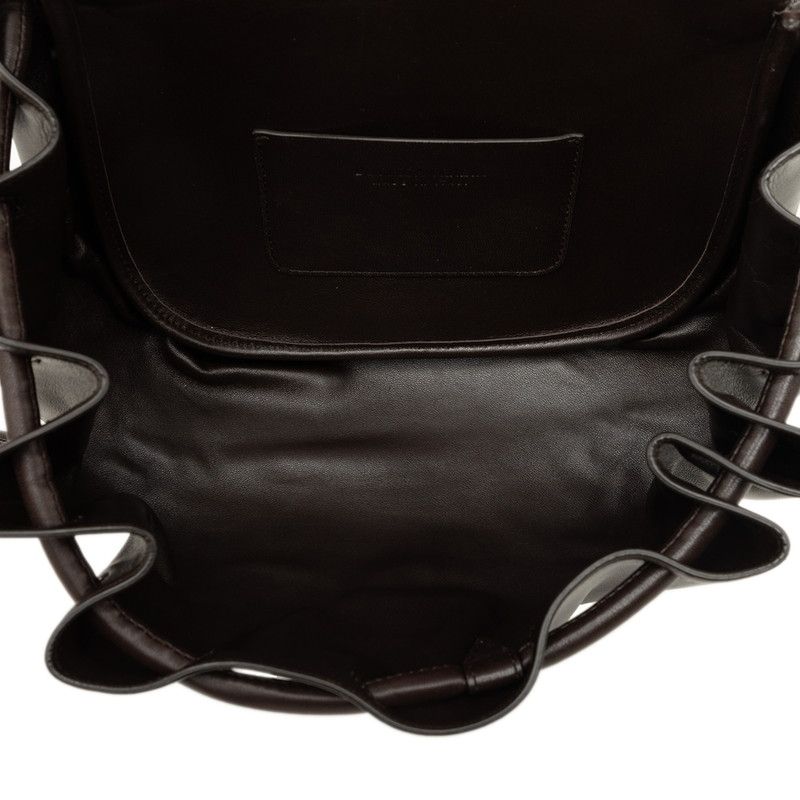 Bottega Veneta Beak Crossbody Shoulder Bag Brown Leather — view 4