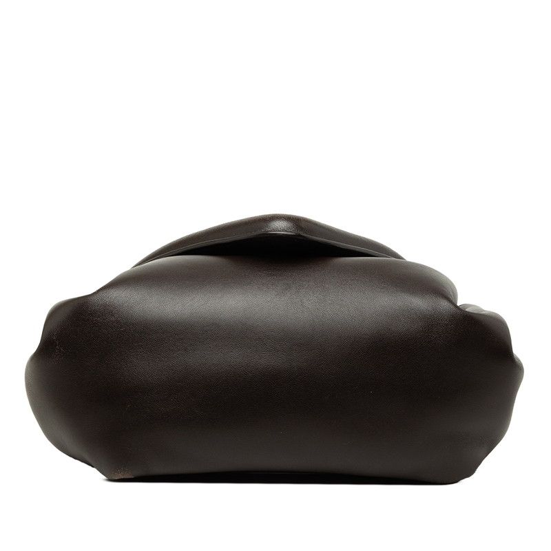 Bottega Veneta Beak Crossbody Shoulder Bag Brown Leather — view 3