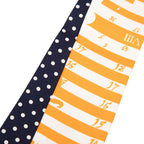 Hermes Twilly Astrology Dot Astrologie a Pois Scarf Orange Navy Silk — view 2