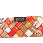 Hermes Twilly Bolduc Check Au Carre Scarf Red Multicolor Silk — view 5