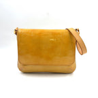 Louis Vuitton Vernis Monogram Jaune Leather Patent Yellow Shoulder Bag Gold
