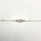 Gucci Butterfly Heart Motif Silver Necklace — view 5
