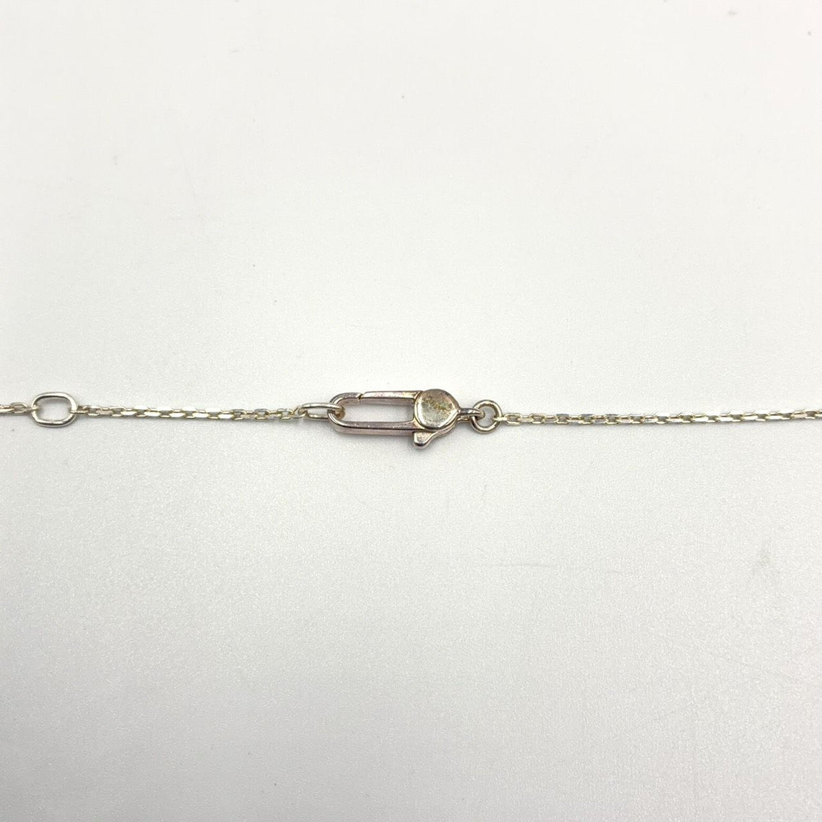 Gucci Butterfly Heart Motif Silver Necklace — view 5