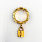 Hermes Kelly Charm Leather Green Gold — view 3