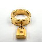 Hermes Kelly Charm Leather Green Gold — view 2