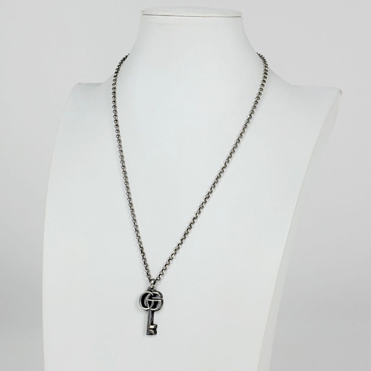 Gucci Necklace Double G Key 925 Sterling Silver — view 4