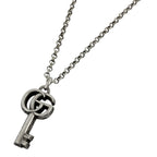 Gucci Necklace Double G Key 925 Sterling Silver