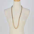 Chanel Necklace Medal Coin Chain Gold Plated — view 5