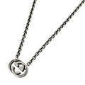 Gucci Necklace GG Logo Interlocking G 925 Sterling Silver