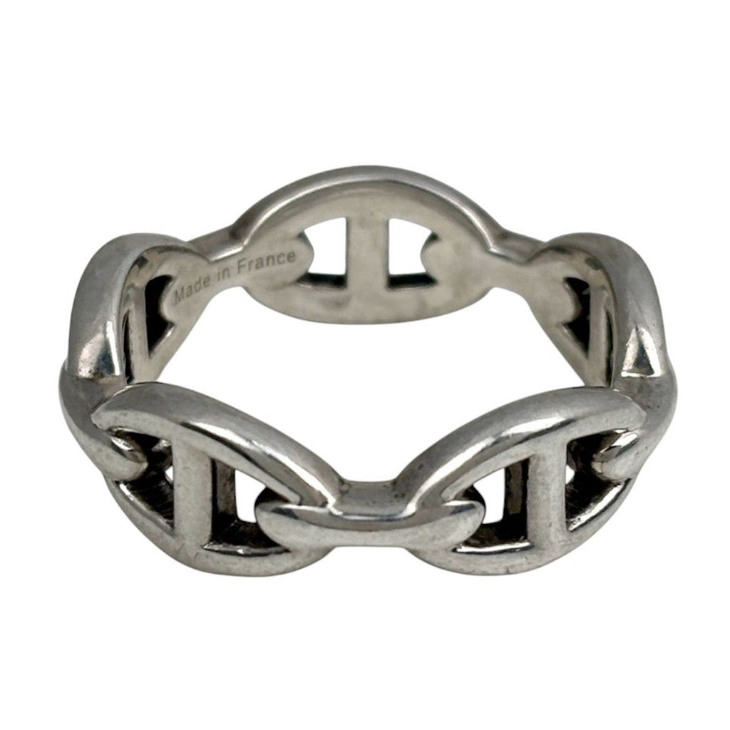 Hermes Ring Chaine D'ancre Enchainee PM 925 Sterling Silver — view 3