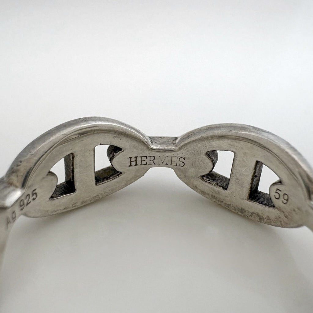Hermes Ring Chaine D'ancre Enchainee PM 925 Sterling Silver — view 5