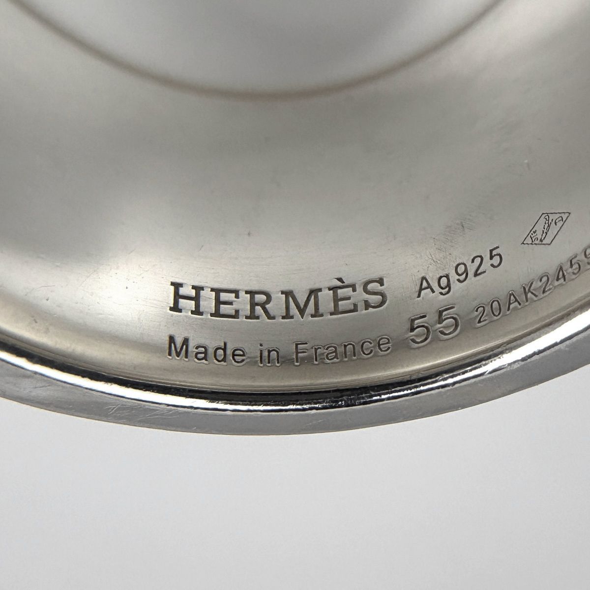 Hermes Ring Collied Cyan GM 925 Sterling Silver — view 5
