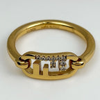 Fendi O'lock Ring Gold Plated — view 2