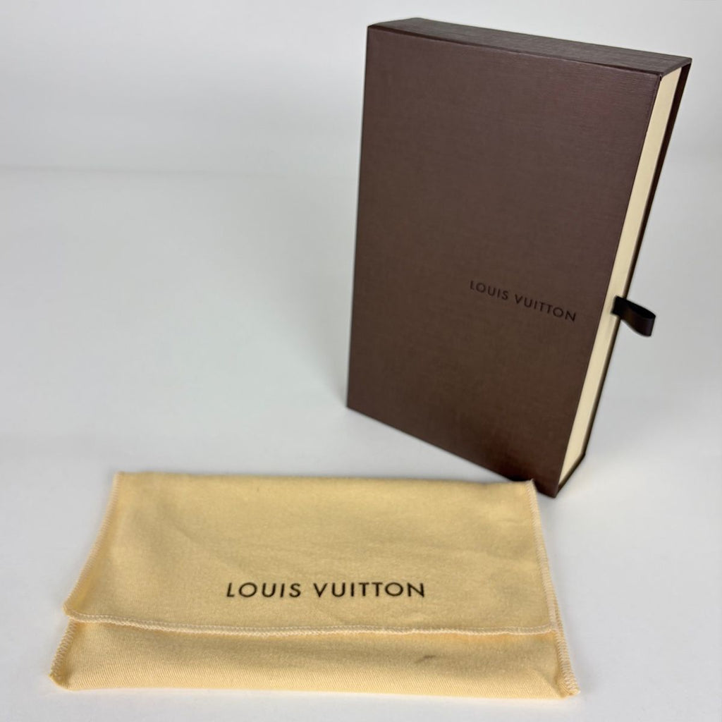 Louis Vuitton Mini Pochette Soir Pouch Illustre Damier Brown — view 8