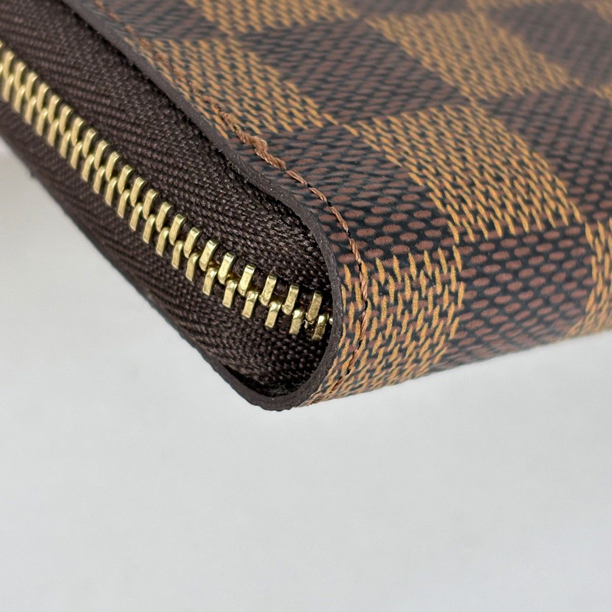 Louis Vuitton Zippy Coin Purse Round Zip Damier Brown — view 3