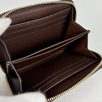 Louis Vuitton Zippy Coin Purse Round Zip Damier Brown — view 5