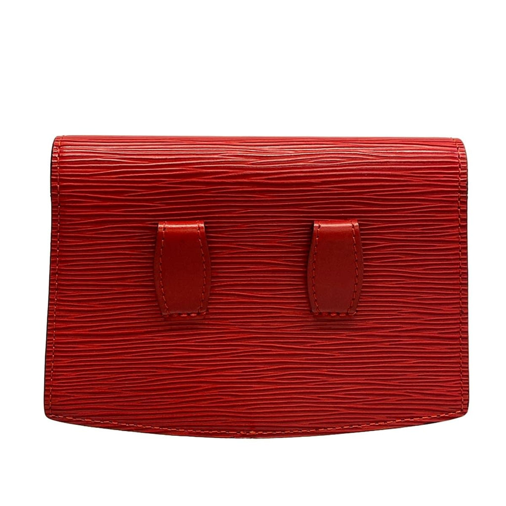 Louis Vuitton Waist Pouch Epi Bag Tilsit Castilian Red Leather — view 3
