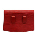 Louis Vuitton Waist Pouch Epi Bag Tilsit Castilian Red Leather — view 3