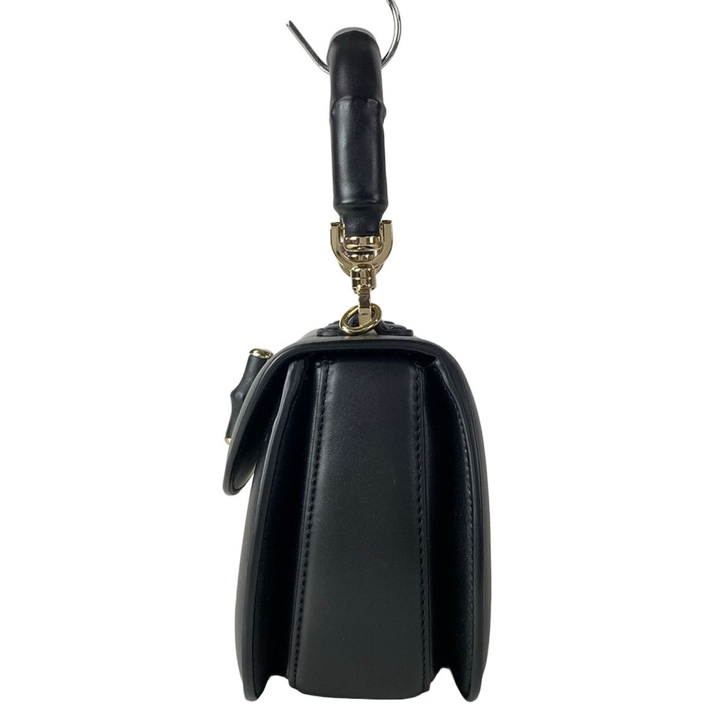 Gucci Handbag Bamboo Small Black Leather — view 4