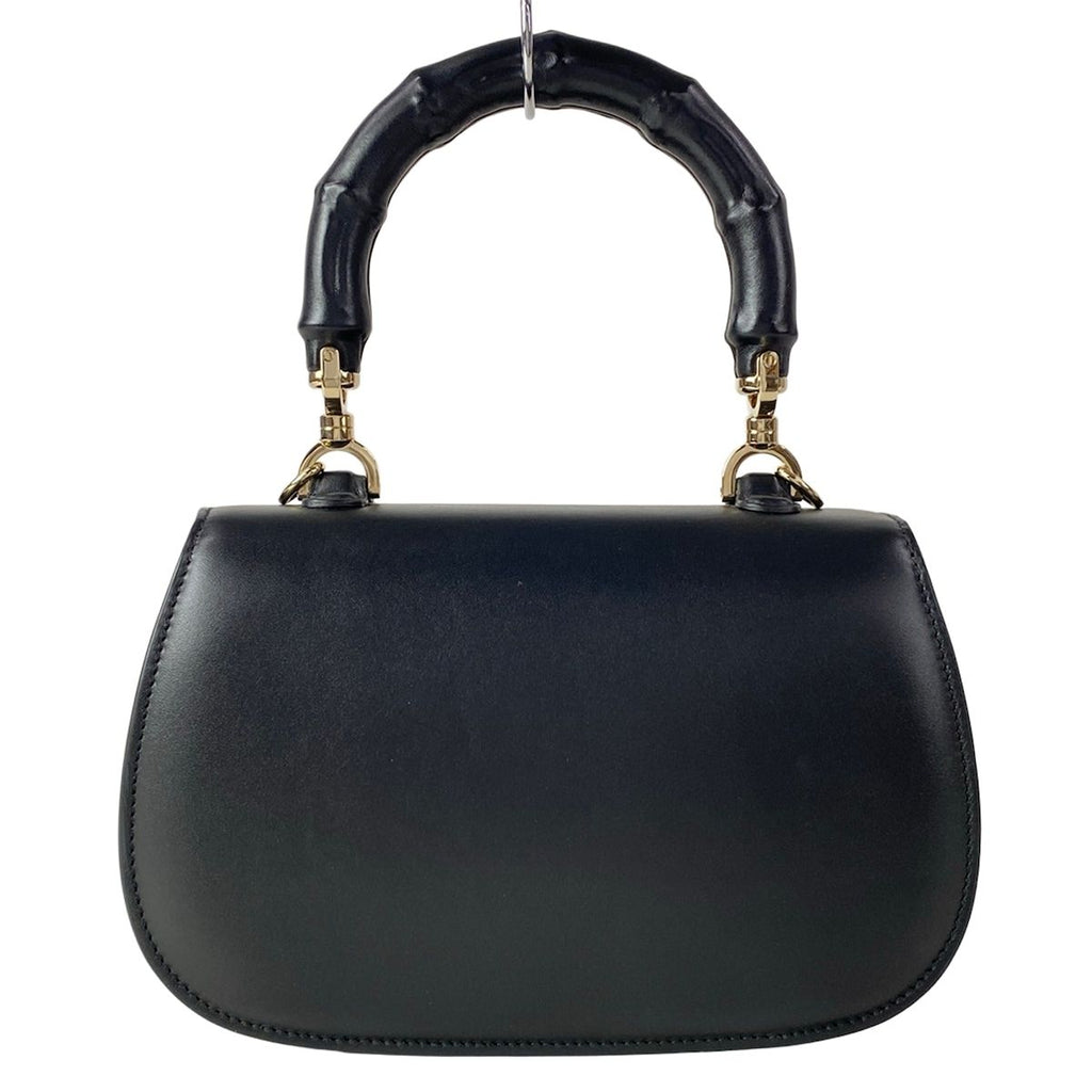 Gucci Handbag Bamboo Small Black Leather — view 3