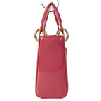 Dior Lady Mini Bag Pink Gold Leather — view 2