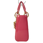 Dior Lady Mini Bag Pink Gold Leather — view 4