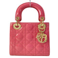 Dior Lady Mini Bag Pink Gold Leather