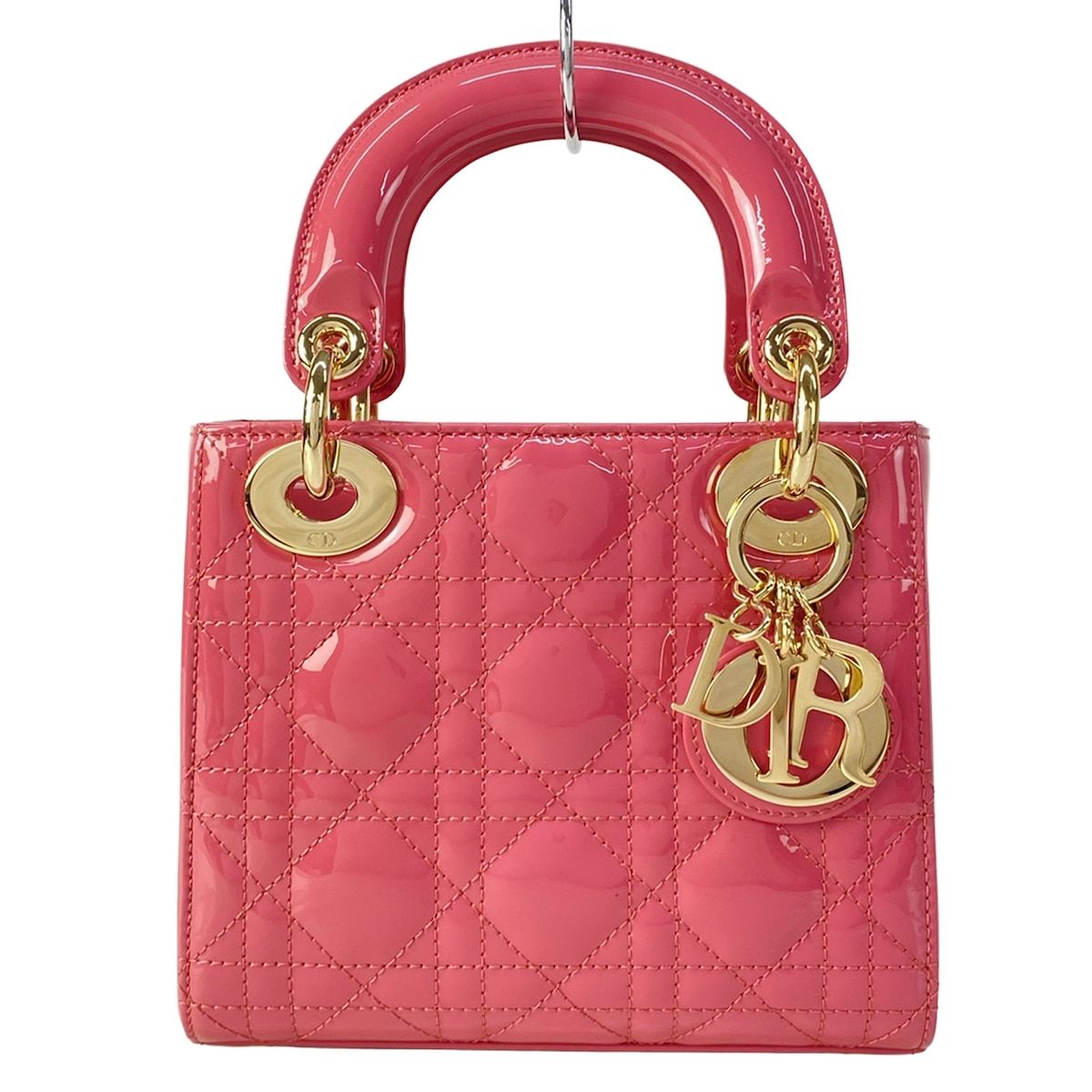 Dior Lady Mini Bag Pink Gold Leather