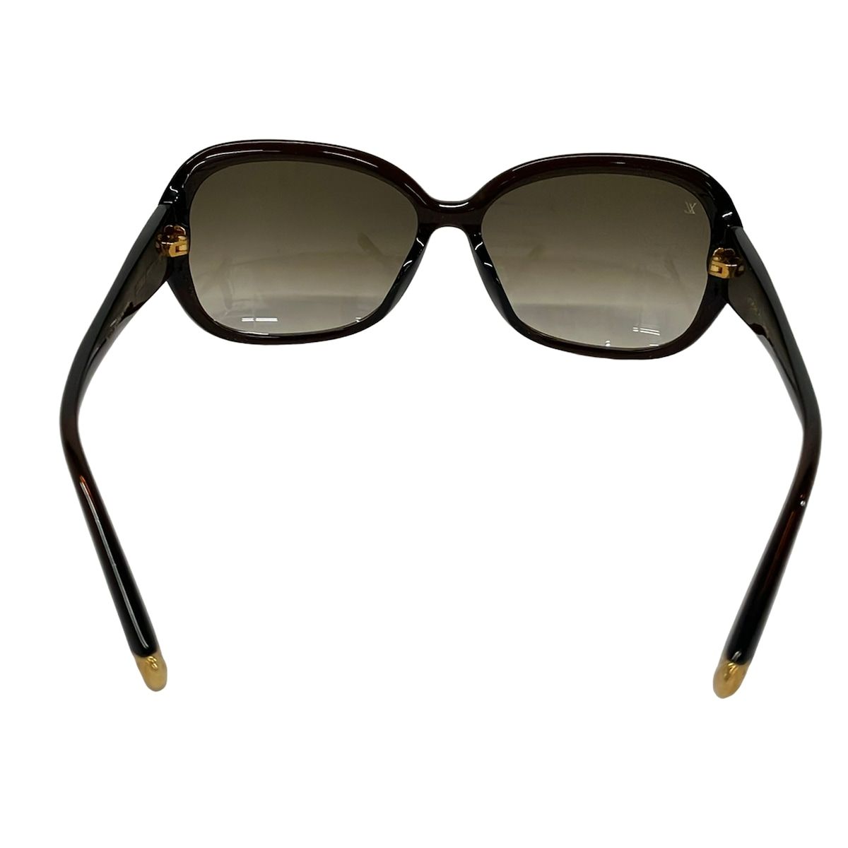 Louis Vuitton Sunglasses Obsession GM Brown Clear Glitter Monogram Eyewear — view 3