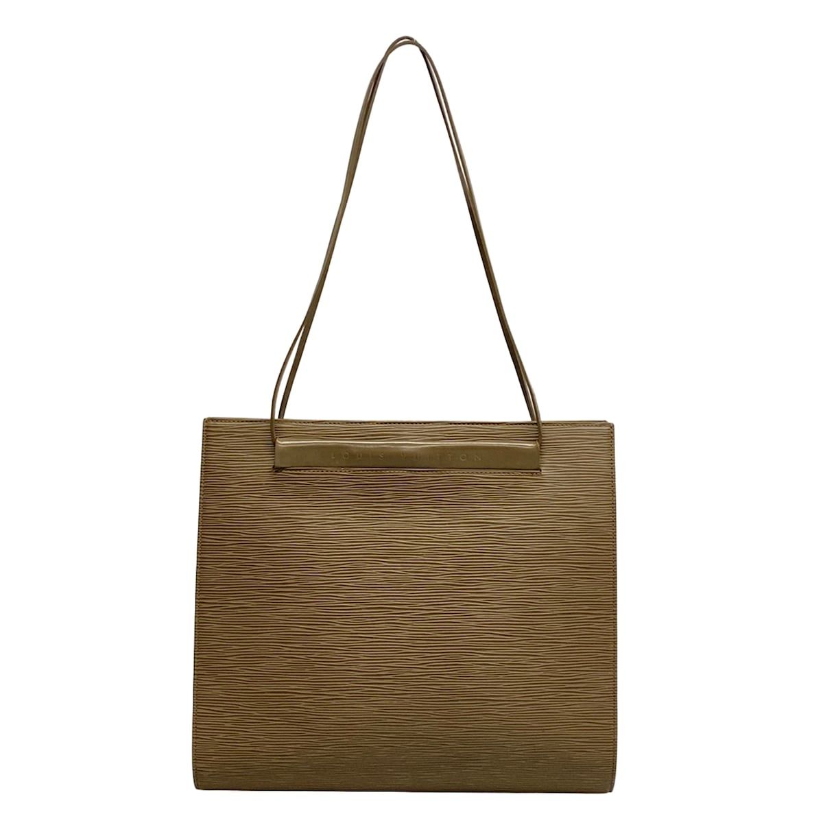 Louis Vuitton Shoulder Bag Epi Saint Tropez Lilac Leather