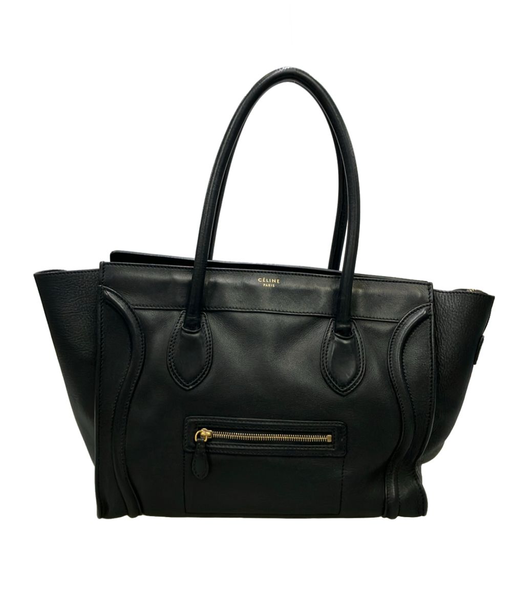 Celine Tote Bag Luggage Black