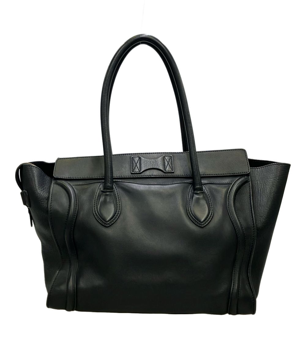 Celine Tote Bag Luggage Black — view 2
