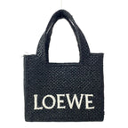 Loewe Tote Bag Font Mini Black White
